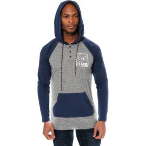 imageUltra Game NFL Mens Fleece Hoodie Pullover Sweatshirt HenleyHouston Texans