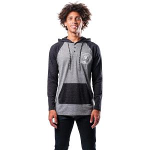 imageUltra Game NFL Mens Fleece Hoodie Pullover Sweatshirt HenleyLas Vegas Raiders