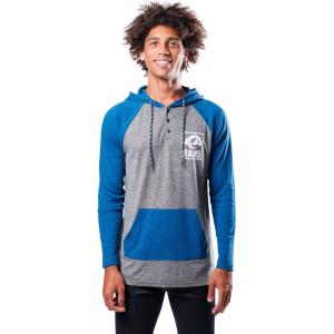 imageUltra Game NFL Mens Fleece Hoodie Pullover Sweatshirt HenleyLos Angeles Rams