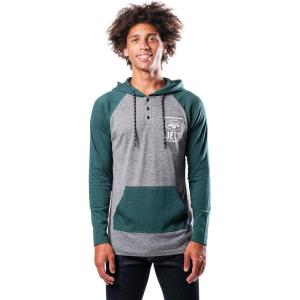 imageUltra Game NFL Mens Fleece Hoodie Pullover Sweatshirt HenleyNew York Jets