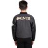 imageUltra Game NFL Boys Classic Baseball Varsity JacketCharcoal