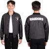 imageUltra Game NFL Boys Classic Baseball Varsity JacketCharcoal