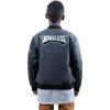 imageUltra Game NFL Boys Classic Baseball Varsity JacketCharcoal