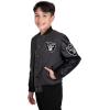 imageUltra Game NFL Boys Classic Baseball Varsity JacketCharcoal
