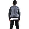 imageUltra Game NFL Boys Classic Baseball Varsity JacketHeather Charcoal