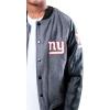 imageUltra Game NFL Boys Classic Baseball Varsity JacketHeather Charcoal