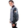 imageUltra Game NFL Boys Classic Baseball Varsity JacketHeather Charcoal