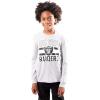 imageUltra Game NFL Boys NFL Official Lightweight Super Soft Long Sleeve TShirtHeather Gray