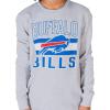 imageUltra Game NFL Boys NFL Official Lightweight Super Soft Long Sleeve TShirtHeather Gray