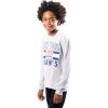 imageUltra Game NFL Boys NFL Official Lightweight Super Soft Long Sleeve TShirtHeather Gray