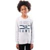 imageUltra Game NFL Boys NFL Official Lightweight Super Soft Long Sleeve TShirtHeather Gray