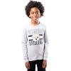 imageUltra Game NFL Boys NFL Official Lightweight Super Soft Long Sleeve TShirtHeather Gray