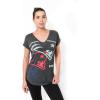 imageUltra Game Womens NFL Official Super Soft Modal Vintage VNeck TShirtHeather Charcoal