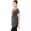 imageUltra Game Womens NFL Official Super Soft Modal Vintage VNeck TShirtHeather Charcoal