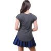 imageUltra Game Womens NFL Official Super Soft Modal Vintage VNeck TShirtHeather Charcoal