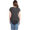 imageUltra Game Womens NFL Official Super Soft Modal Vintage VNeck TShirtHeather Charcoal