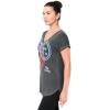 imageUltra Game Womens NFL Official Super Soft Modal Vintage VNeck TShirtHeather Charcoal