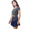 imageUltra Game Womens NFL Official Super Soft Modal Vintage VNeck TShirtHeather Charcoal