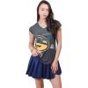 imageUltra Game Womens NFL Official Super Soft Modal Vintage VNeck TShirtHeather Charcoal