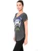 imageUltra Game Womens NFL Official Super Soft Modal Vintage VNeck TShirtHeather Charcoal