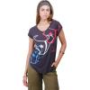 imageUltra Game Womens NFL Official Super Soft Modal Vintage VNeck TShirtHeather Charcoal