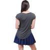 imageUltra Game Womens NFL Official Super Soft Modal Vintage VNeck TShirtHeather Charcoal