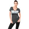imageUltra Game Womens NFL Official Super Soft Modal Vintage VNeck TShirtHeather Charcoal