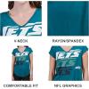 imageUltra Game Womens NFL Official Super Soft Modal Vintage VNeck TShirtHeather Charcoal