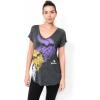 imageUltra Game Womens NFL Official Super Soft Modal Vintage VNeck TShirtHeather Charcoal