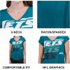 imageUltra Game Womens NFL Official Super Soft Modal Vintage VNeck TShirtHeather Charcoal
