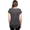 imageUltra Game Womens NFL Official Super Soft Modal Vintage VNeck TShirtHeather Charcoal