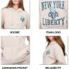 imageUltra Game Womens WNBA Official Super Soft Fashion Hoodie SweatshirtSand