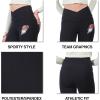 imageUltra Game Womens WNBA Official Super Soft Leggings High Waisted Tummy Control No See Through Workout Yoga PantsBlack