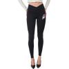 imageUltra Game Womens WNBA Official Super Soft Leggings High Waisted Tummy Control No See Through Workout Yoga PantsBlack