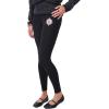 imageUltra Game Womens WNBA Official Super Soft Leggings High Waisted Tummy Control No See Through Workout Yoga PantsBlack