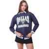 imageUltra Game Womens WNBA Official Super Soft Oversized Crew SweatshirtTeam Color