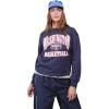 imageUltra Game Womens WNBA Official Super Soft Oversized Crew SweatshirtTeam Color