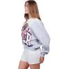 imageUltra Game Womens WNBA Official Super Soft Showtime Crew SweatshirtHeather Gray