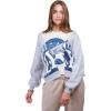 imageUltra Game Womens WNBA Official Super Soft Showtime Crew SweatshirtHeather Gray