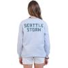imageUltra Game Womens WNBA Official Velvet Plush Crew SweatshirtHeather Gray