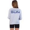 imageUltra Game Womens WNBA Official Velvet Plush Crew SweatshirtHeather Gray
