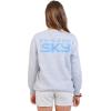 imageUltra Game Womens WNBA Official Velvet Plush Crew SweatshirtHeather Gray