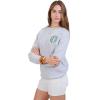 imageUltra Game Womens WNBA Official Velvet Plush Crew SweatshirtHeather Gray