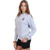 imageUltra Game Womens WNBA Official Velvet Plush Crew SweatshirtHeather Gray