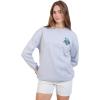 imageUltra Game Womens WNBA Official Velvet Plush Crew SweatshirtHeather Gray