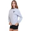 imageUltra Game Womens WNBA Official Velvet Plush Crew SweatshirtHeather Gray