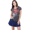 imageUltra Game Womens NFL Official Super Soft Modal Vintage VNeck TShirtHeather Charcoal