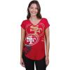 imageUltra Game Womens NFL Official Super Soft Modal Vintage VNeck TShirtTeam Color