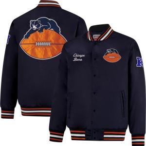 imageUltra Game NFL mens Nfl Official Supreme Heritage Logo Satin JacketSupreme Satin
