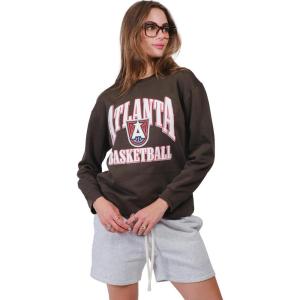 imageUltra Game Womens WNBA Official Super Soft Oversized Crew SweatshirtTeam Color